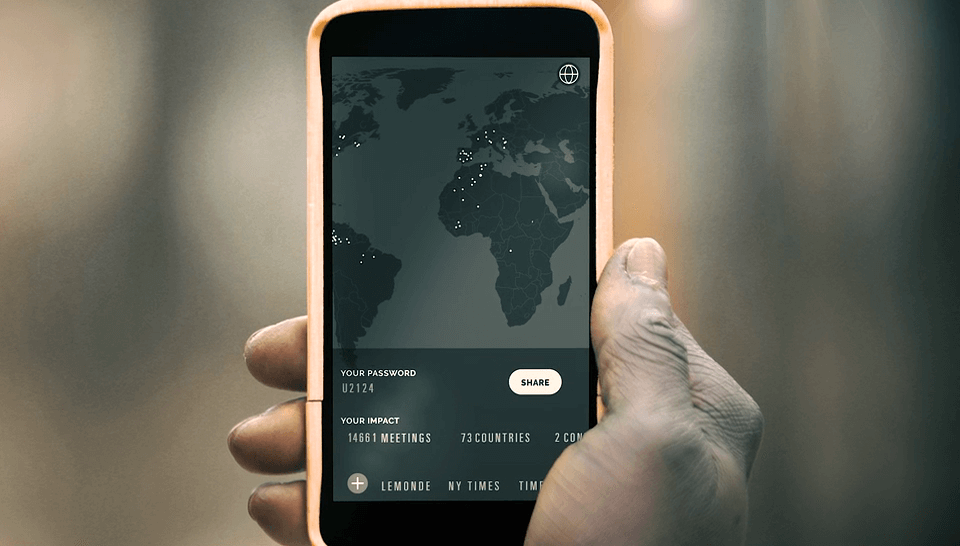 L'appli mobile en réalité augmentée "The Enemy" vise à diffuser un message de paix à travers le monde